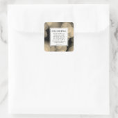 ナンバーズ6:24-26主よ賛美よの聖なる書物、 経典 スクエアシール (バッグ)