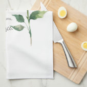 ナンバーズ6:24-26主よ賛美よバラの花 キッチンタオル (四つ折り)