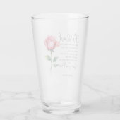ナンバーズ6:24-26主よ賛美よバラの花 タンブラーグラス (裏面)