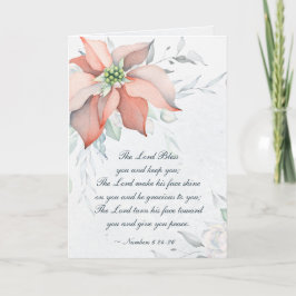 ナンバーズ6:24-26主よ賛美りクリスマス シーズンカード