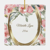 ナンバーズ6:24-26主よ賛美りクリスマス セラミックオーナメント (裏面)