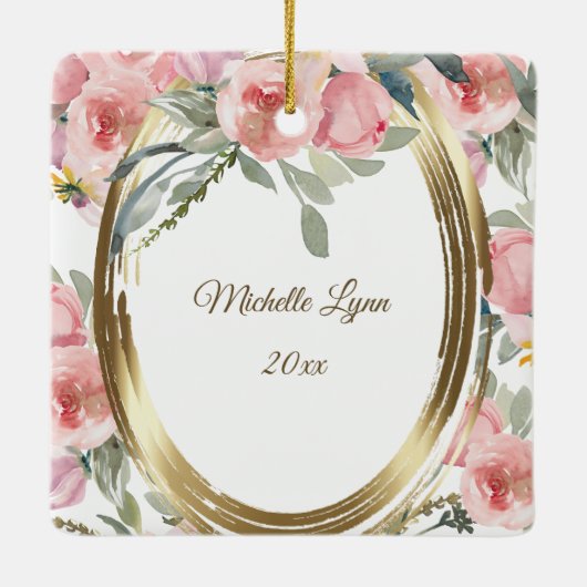 ナンバーズ6:24-26主よ賛美りクリスマス セラミックオーナメント (裏面)