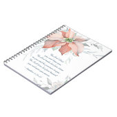 ナンバーズ6:24-26主よ賛美りクリスマス ノートブック (左側)