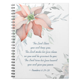 ナンバーズ6:24-26主よ賛美りクリスマス ノートブック