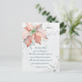 ナンバーズ6:24-26主よ賛美りクリスマス ポストカード (スタンド正面)