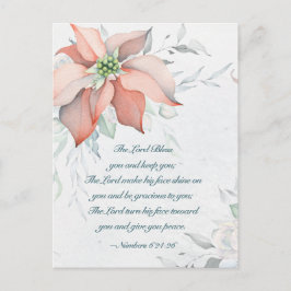 ナンバーズ6:24-26主よ賛美りクリスマス ポストカード