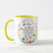 ナンバーズ6:24-26汝の野賛美草主 マグカップ (左)