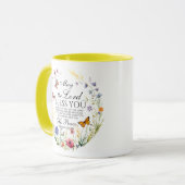 ナンバーズ6:24-26汝の野賛美草主 マグカップ (正面左)