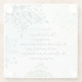 ナンバーズ6 24-26賛美主よ、ヴィンテージ ガラスコースター (裏面)