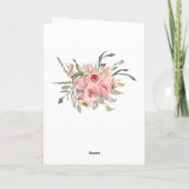 ナンバーズ6:24-26 The Lord 賛美 You Pink フローラ カード (裏面)