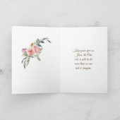 ナンバーズ6:24-26 The Lord 賛美 You Pink フローラ カード (内部)