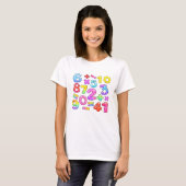 ナンバーデイ おもしろい 数字 算数 Tシャツ (正面フル)