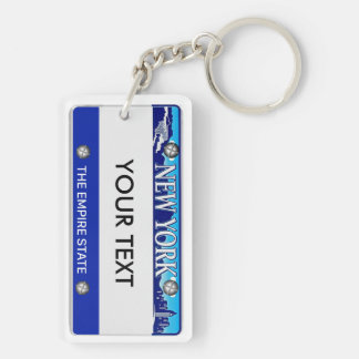 ナンバープレートのニューヨークのkeychain キーホルダー