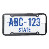 ナンバープレートの場合カバー Case-Mate iPhoneケース (裏面(横))