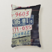 ナンバープレートの装飾用クッション アクセントクッション (正面(垂直))