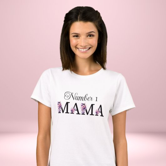 ナンバーワンのママ女 Tシャツ