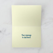 ナンバーワンガールパパ父の日グリッターカード カード (内部)