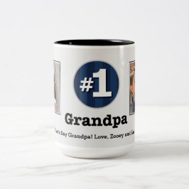 ナンバーワングランドパ2カスタム枚フォトマグカップ ツートーンマグカップ