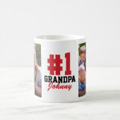 ナンバーワングランドパ2写真父の日 コーヒーマグカップ (中央)