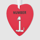 ナンバーワンドッグ オーナメント (正面)