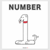 ナンバーワンドッグ シール (シート)