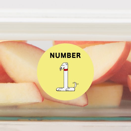 ナンバーワンドッグ ラベル (貼付)