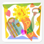 ナンバーワンパパスクエア スクエアシール (正面)