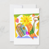 ナンバーワンパパ招待状 招待状 (正面)