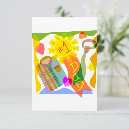 ナンバーワンパパ招待状 招待状