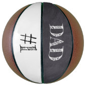 ナンバーワンパパ父の日の黒板 バスケットボール (縦)