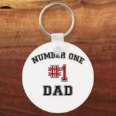 ナンバーワンパパ キーホルダー (正面)