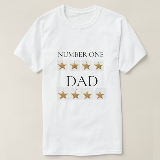 ナンバーワンパパTシャツ Tシャツ (デザイン正面)