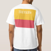 ナンバーワンファンシャツマスタードとケチャップ Tシャツ (裏面)