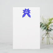 ナンバーワンママ ブルーリボン 便箋 (スタンド正面)