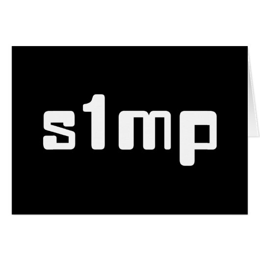 ナンバーワンSimpカード (正面横)