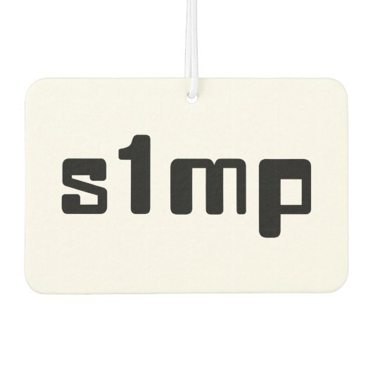 ナンバーワンSimp カーエアーフレッシュナー (正面)