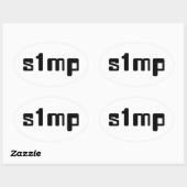 ナンバーワンSimp 楕円形シール (シート)