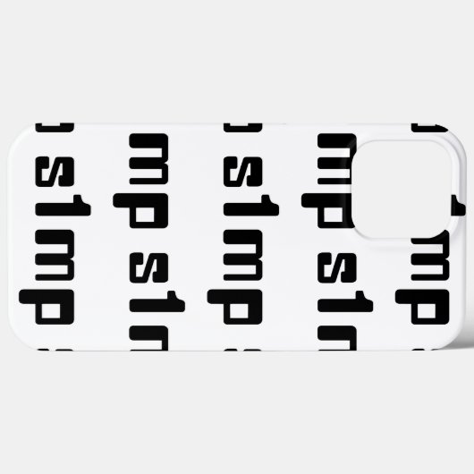 ナンバーワンSimp Case-Mate iPhoneケース (裏面 (横))