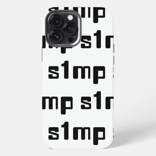 ナンバーワンSimp iPhoneケース (裏面)