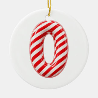 ナンバー0 キャンディケーン クリスマス セラミックオーナメント
