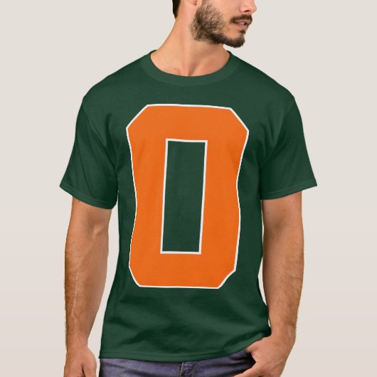 ナンバー0 スポーツ オレンジ フレンド Tシャツ (正面)