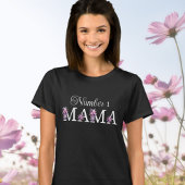 ナンバー1ママ 女性用 Tシャツ