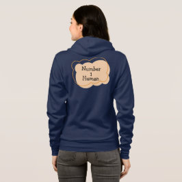 ナンバー1人間のTシャツ パーカ