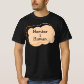 ナンバー1人間のTシャツ Tシャツ (正面)