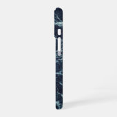 ナンバー100マーブル iPhone 16ケース (左側面)