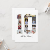 ナンバー10 フォト コラージュ カード (正面/裏面インサイチュ)