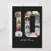 ナンバー10 フォト コラージュ シーズンカード (正面)