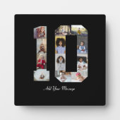 ナンバー10 フォト コラージュ フォトプラーク (正面)