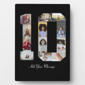 ナンバー10 フォト コラージュ フォトプラーク (正面)