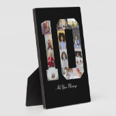 ナンバー10 フォト コラージュ フォトプラーク (側面)